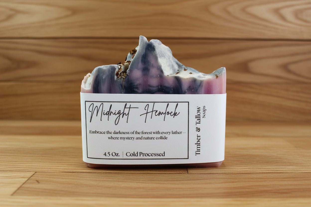 Midnight Hemlock Tallow Soap