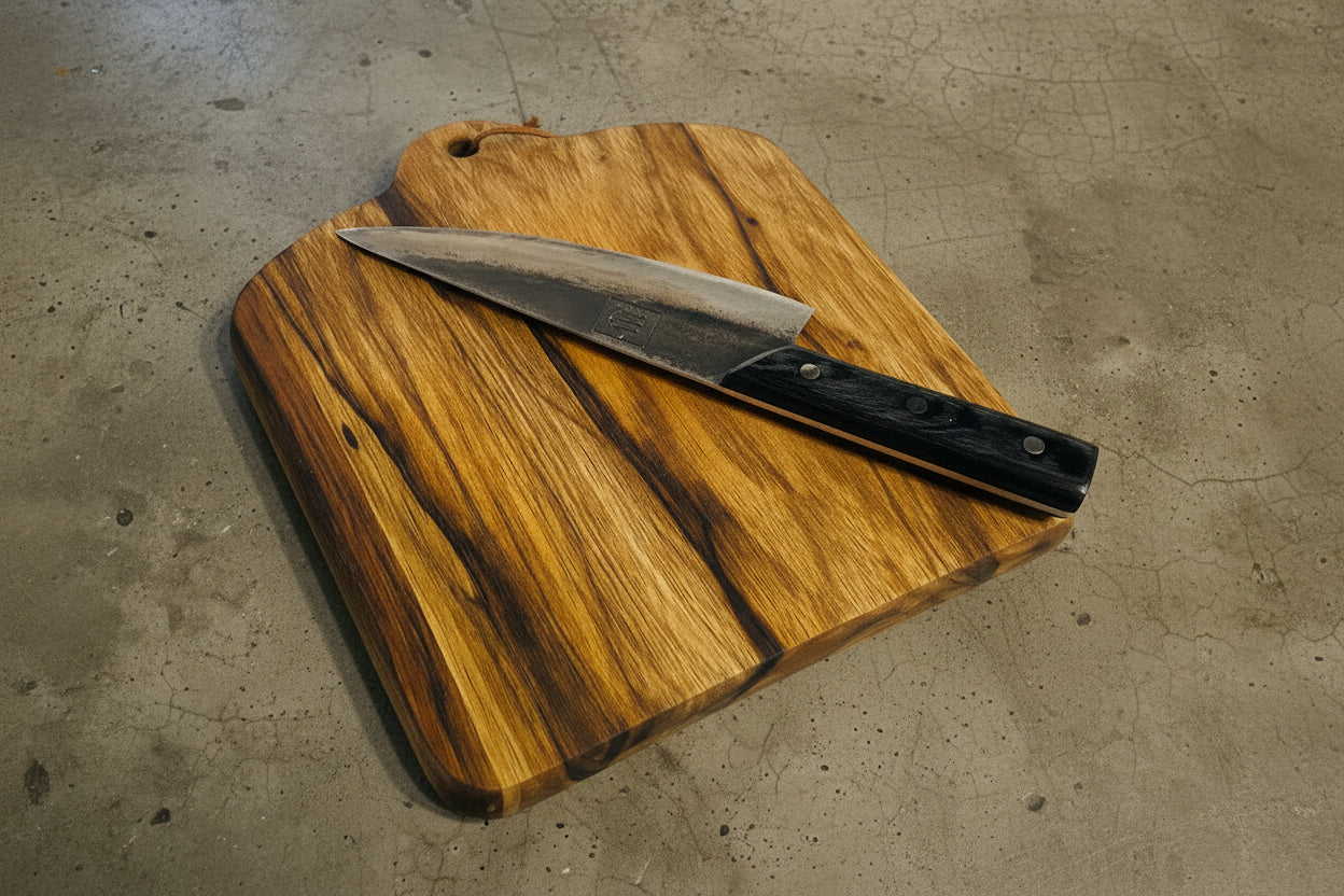 Exotic Wood - Baby Timber cutting board made with Black Limba