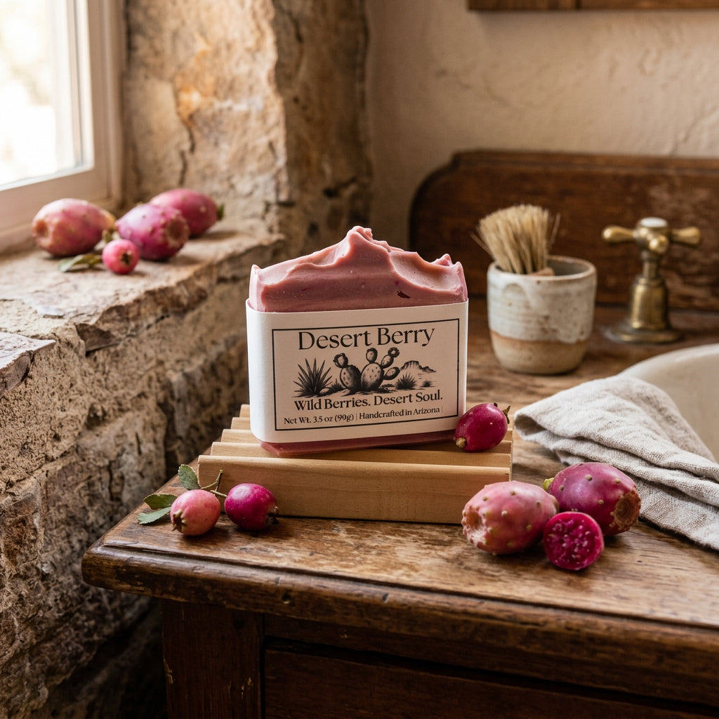 Desert Berry | Tallow Soap | Very Berry Bliss | Artisan Blend