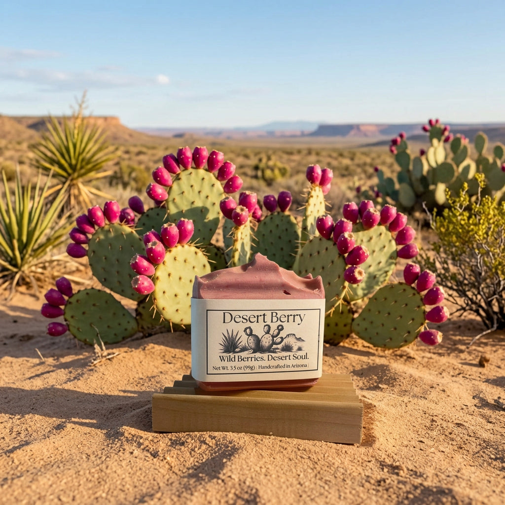 Desert Berry | Tallow Soap | Very Berry Bliss | Artisan Blend