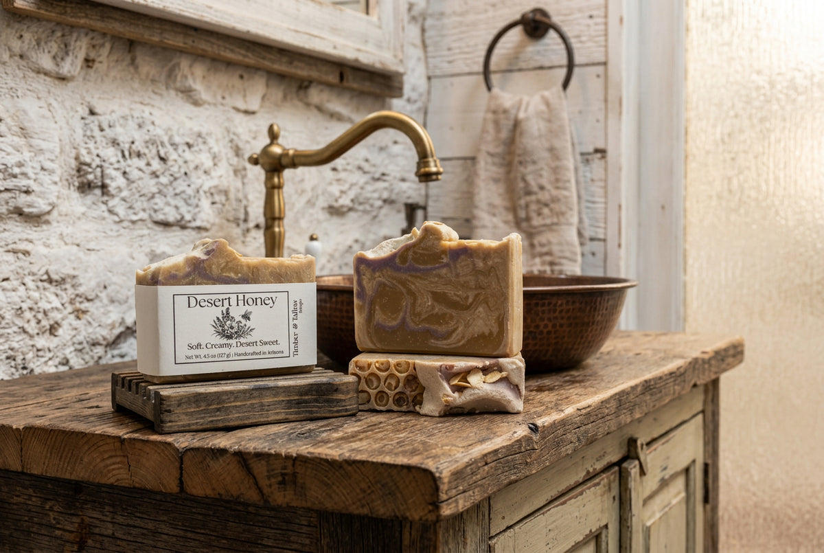 Desert Honey | Tallow Soap | Oatmeal & Honey |Artisan Soap
