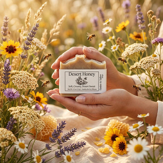Desert Honey | Tallow Soap | Oatmeal & Honey |Artisan Soap