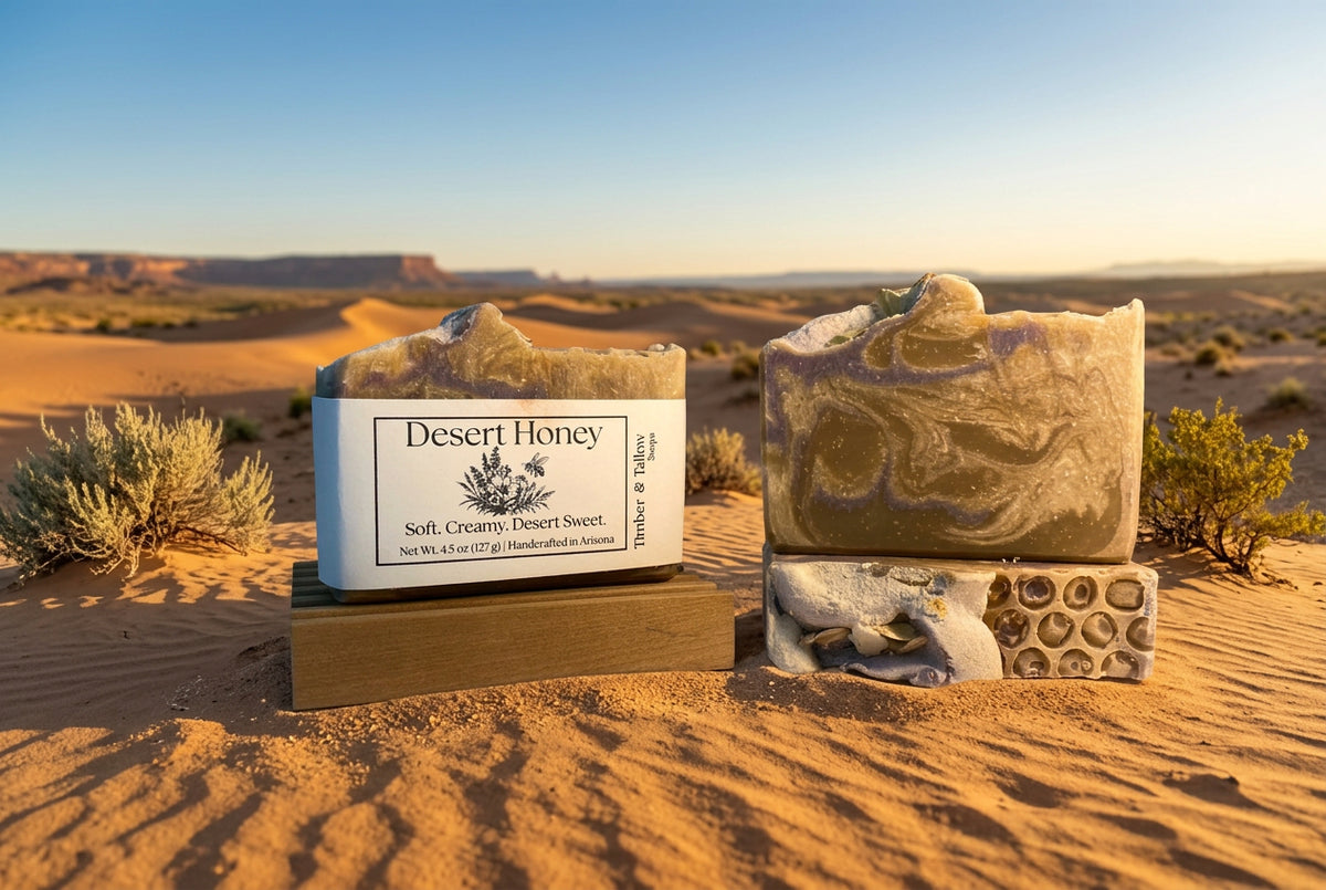 Desert Honey | Tallow Soap | Oatmeal & Honey |Artisan Soap