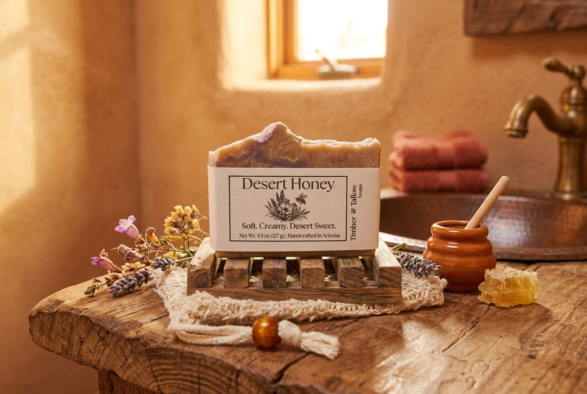 Desert Honey | Tallow Soap | Oatmeal & Honey |Artisan Soap