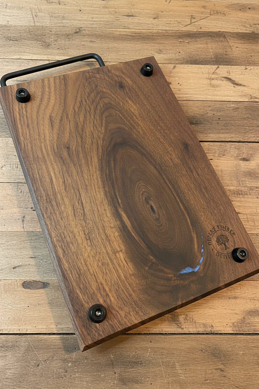 Premium Black Walnut Cheese Board | Handmade Walnut Charcuterie Board  | Housewarming Gift | Artisan Kitchen Decor