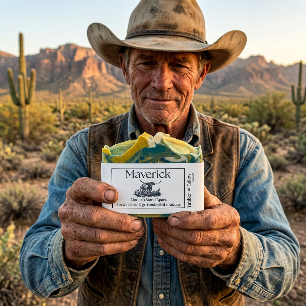 Maverick | Tallow Soap | Maverick Noir | Artisan Soap
