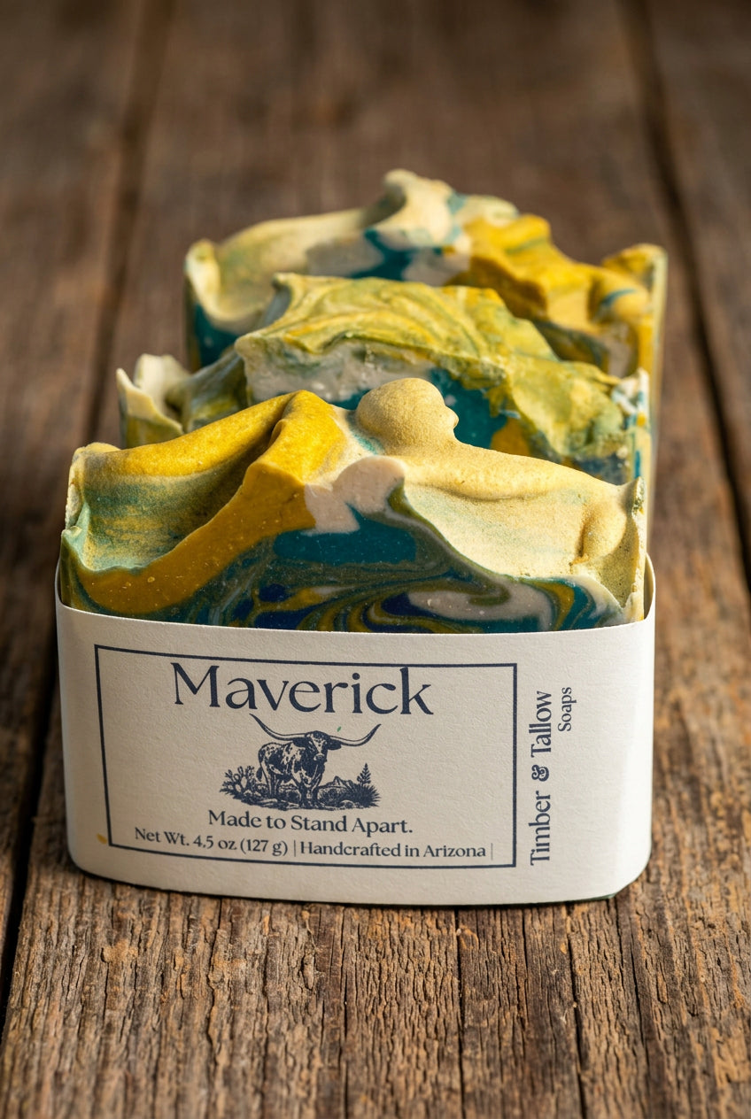 Maverick | Tallow Soap | Maverick Noir | Artisan Soap
