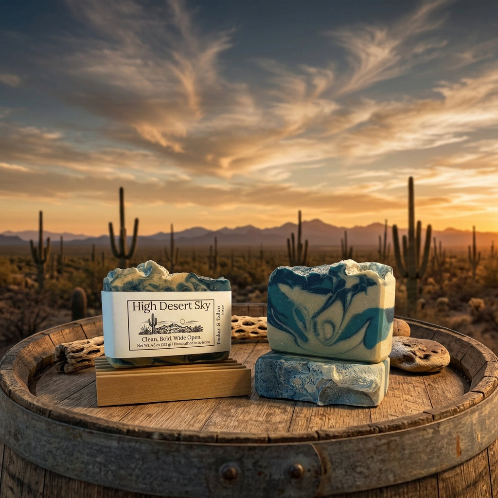 High Desert Sky | Tallow Soap | The Perfect Man | Artisan Soap