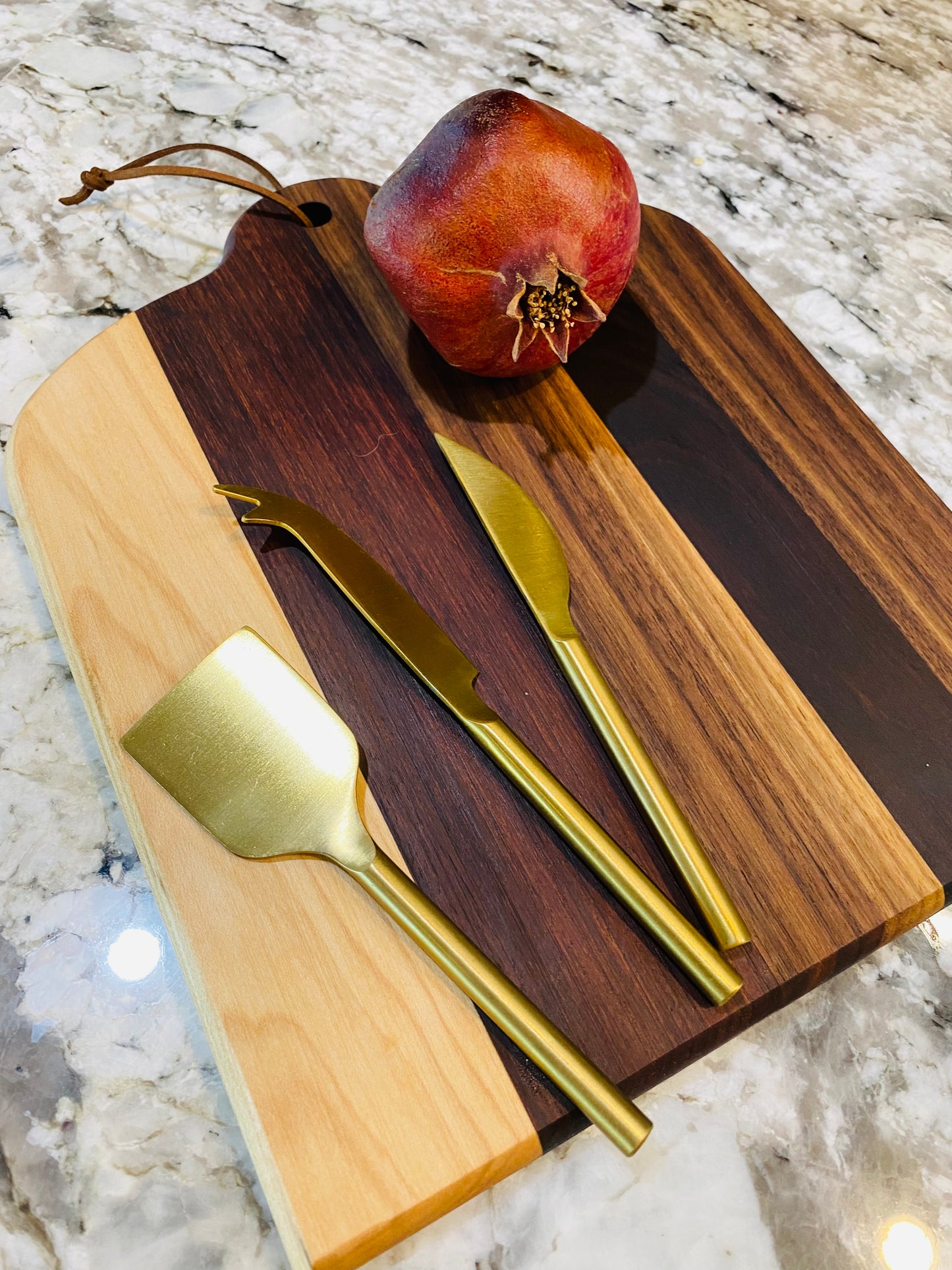 Exotic Wood - Baby Timber cutting board made with Maple, granadillo, walnut and morado