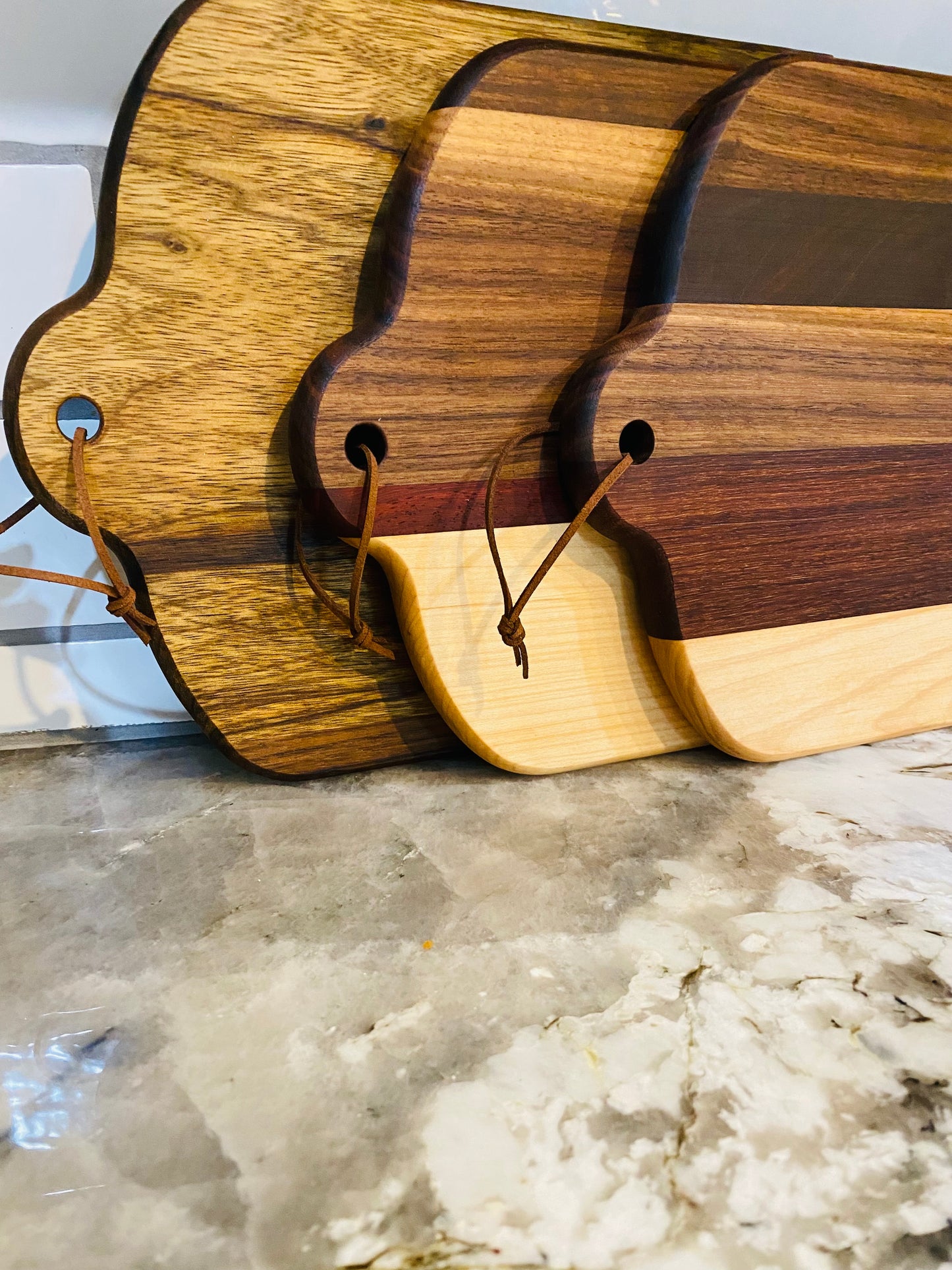 Exotic Wood - Baby Timber cutting board made with Black Limba