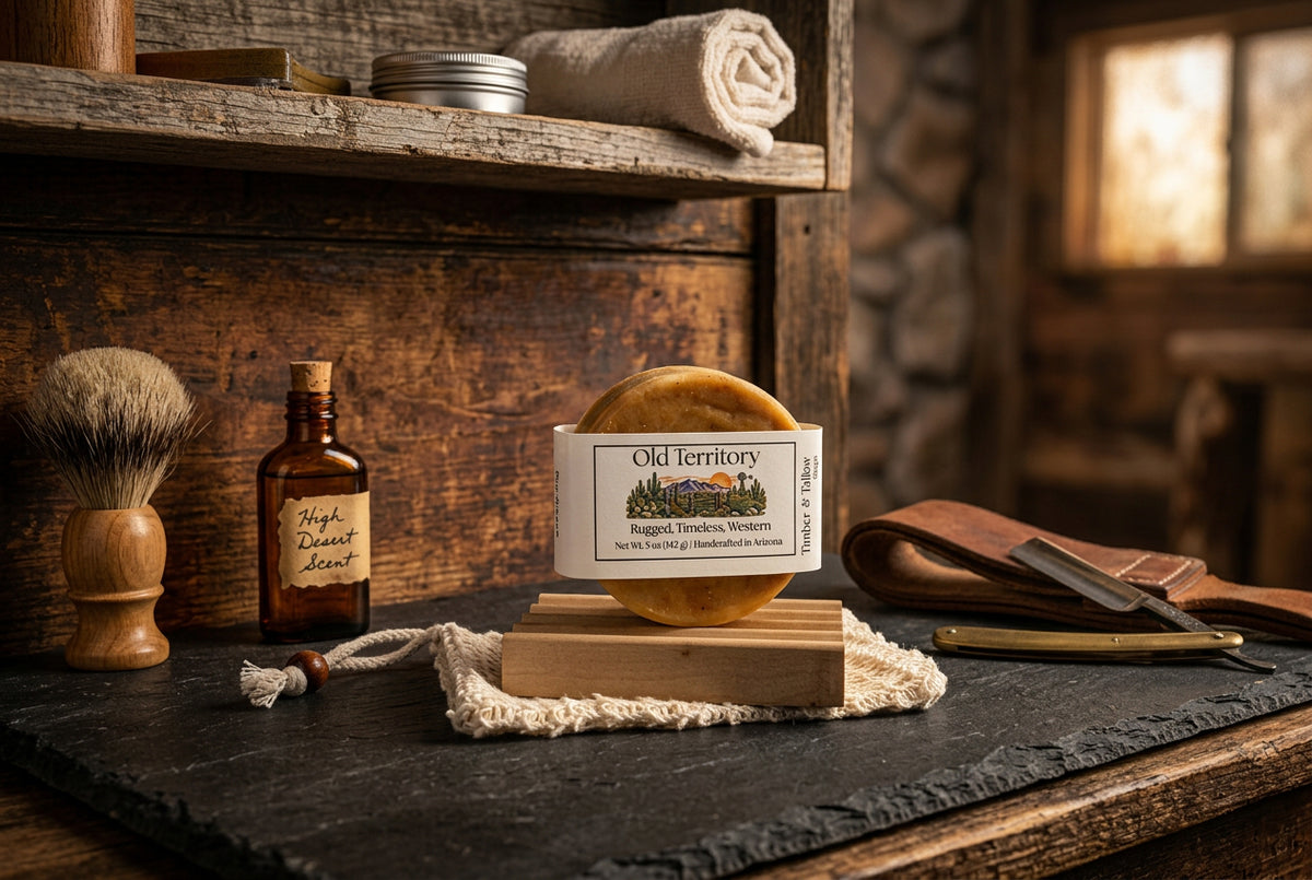 Old Territory Tallow Soap with Pumice