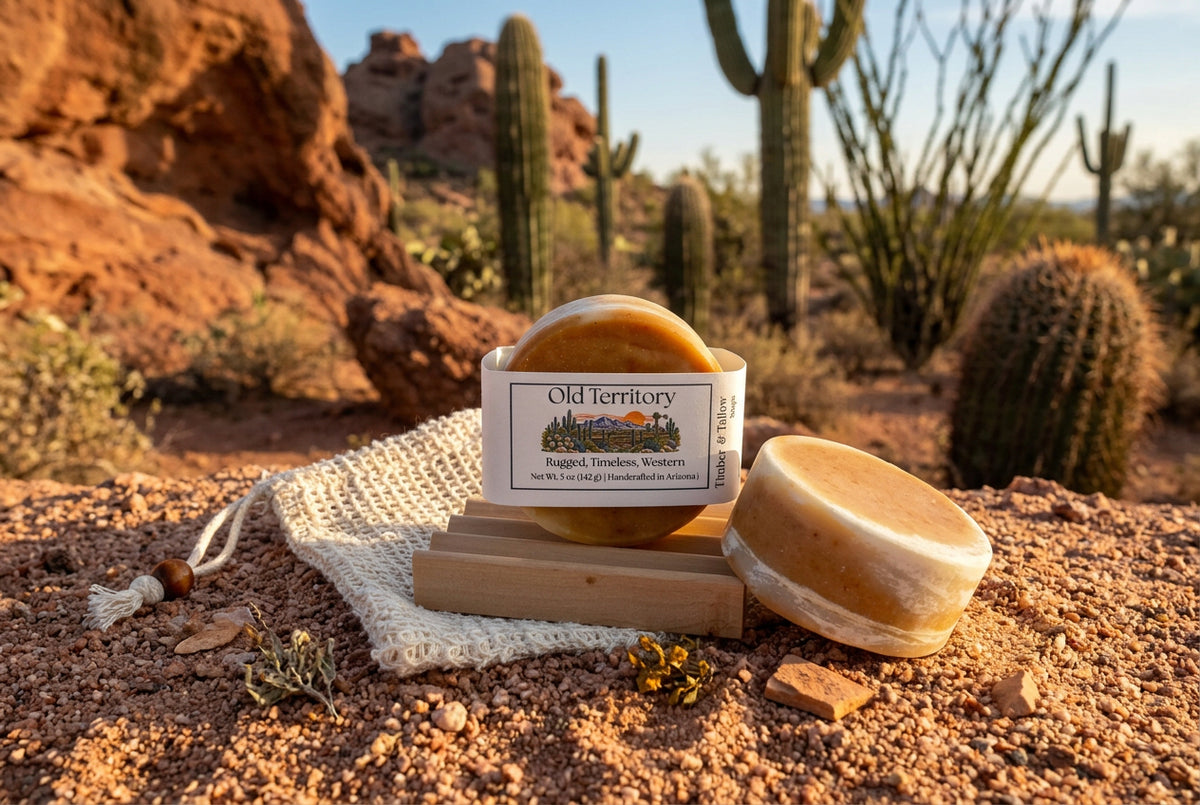 Old Territory Tallow Soap with Pumice