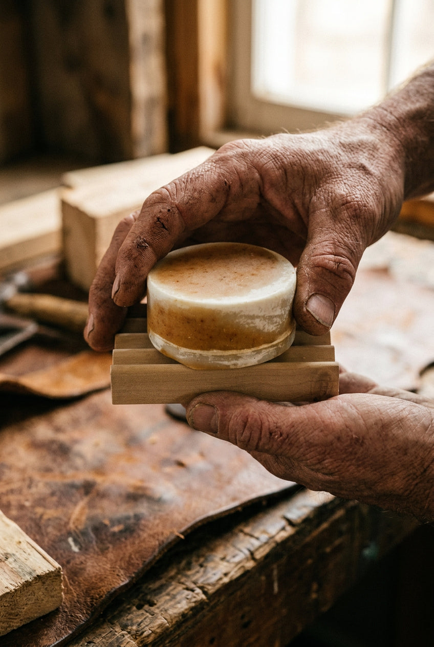 Old Territory Tallow Soap with Pumice