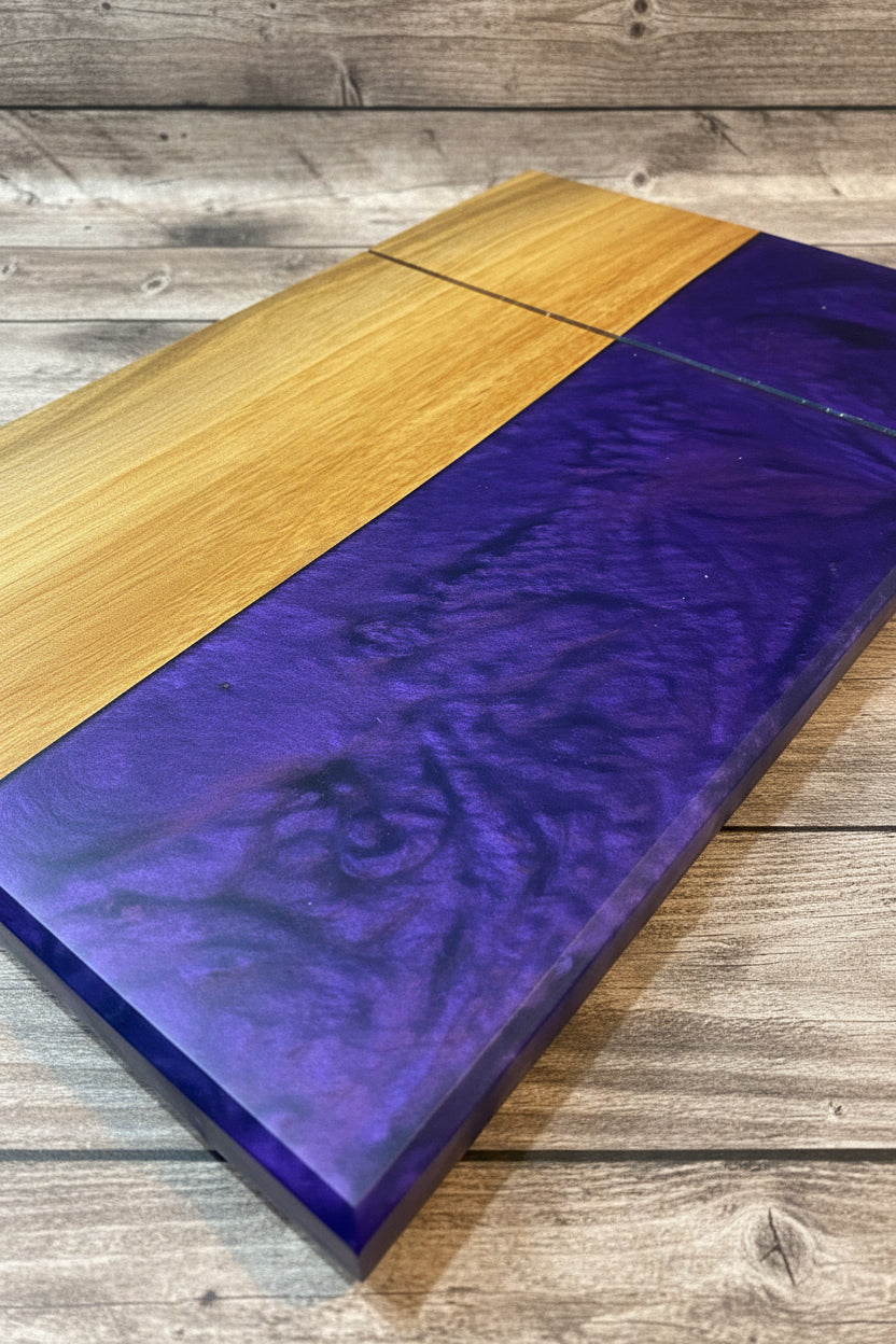 Purple cheese board
