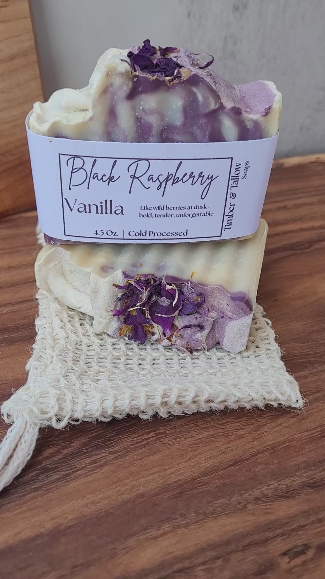 Videa of Black Raspberry Vanilla